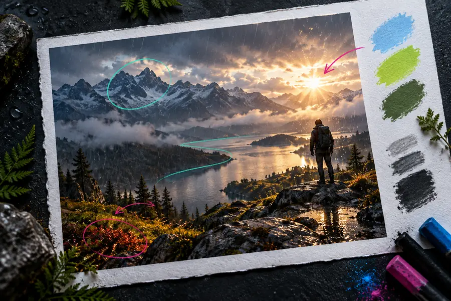 Original image prepared for an AI-assisted edit