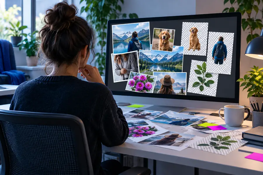 Unreviewed online image editing workflow